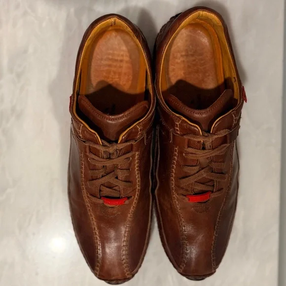 Pikolinos Brown Leather Driving Shoes 45 (US 11.5–12) Handmade Comfort Moccasins - Picture 9 of 16